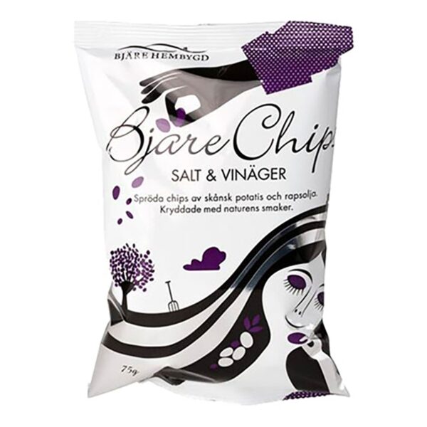 Bjäre Chips Salt och Vinäger - 200 gram