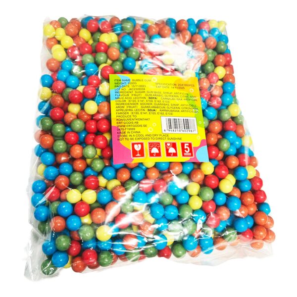 Små Tuggummikulor Storpack - 2 kg