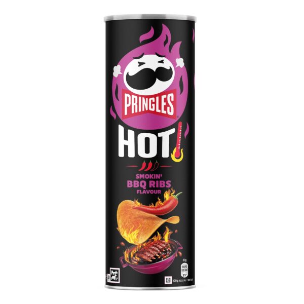 Pringles Hot Smokin BBQ Ribs - 160 gram