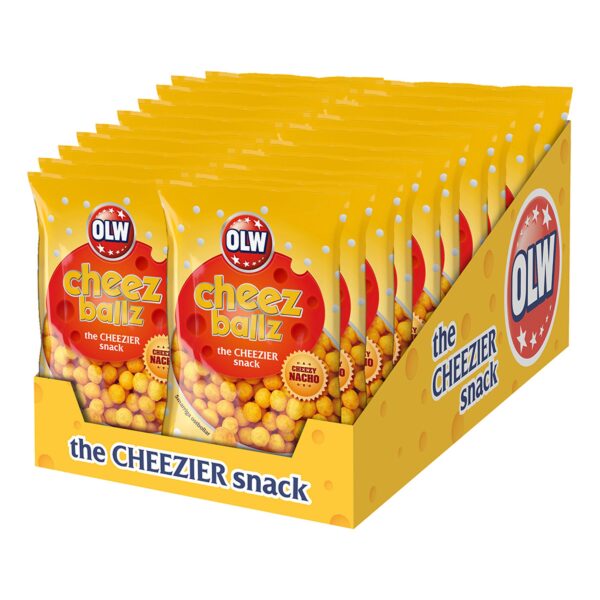 OLW Cheez Ballz Mini Storpack - 20-pack