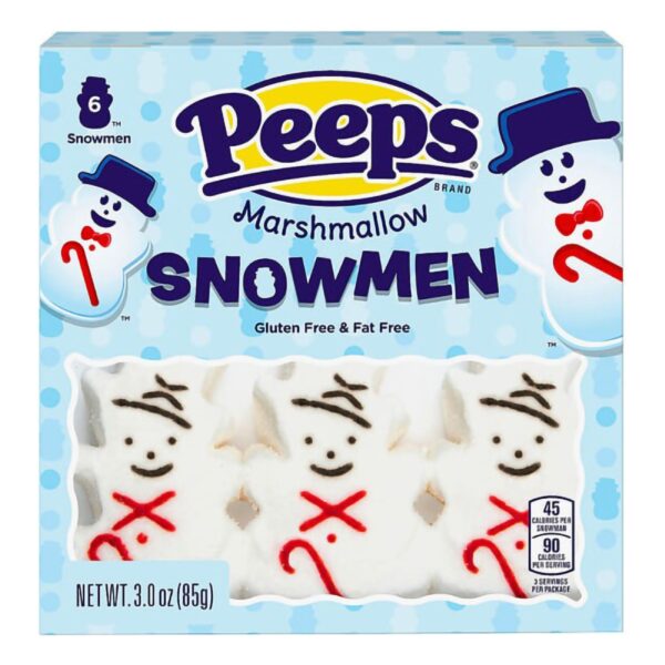 Peeps Marshmallow Snowmen - 6-pack