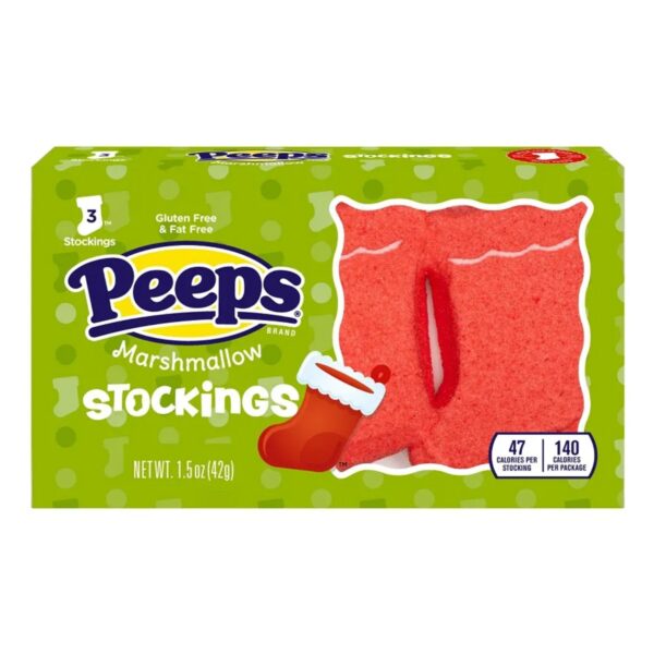 Peeps Marshmallow Stockings - 3-pack