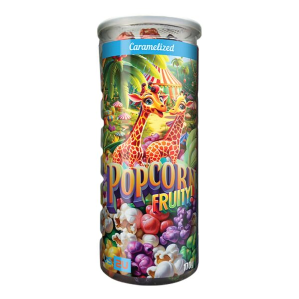 Karamelliserade Popcorn Fruity Mix - 170 gram